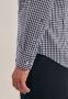 Seidensticker Businessoverhemd Shaped lange mouwen kentkraag ruit - Thumbnail 2