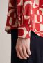 Seidensticker Klassieke blouse Zwarte roos Lange mouwen kraag print - Thumbnail 4