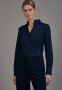 Seidensticker Klassieke blouse Zwarte roos Lange mouwen kraag uni - Thumbnail 1