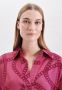 Seidensticker Klassieke blouse Zwarte roos Tuniek kettingenprint - Thumbnail 4