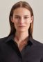 Seidensticker Overhemdblouse Zwarte roos Korte mouwen kraag uni - Thumbnail 5
