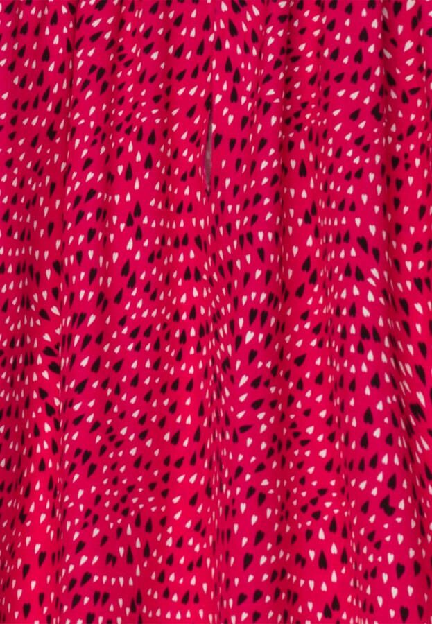seidensticker Shirtblouse Zwarte roos 3 4-mouwen ronde hals print