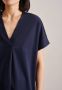 Seidensticker Shirtblouse Zwarte roos Korte mouwen V-hals uni - Thumbnail 4