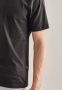 Seidensticker T-Shirt Regular Zwart Heren - Thumbnail 5