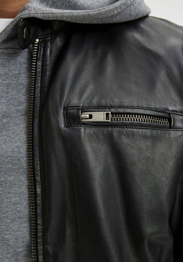 SELECTED HOMME Bikerjack ICONIC CLASSIC LEATHER JKT