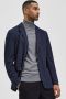 Selected Homme Grijze Coltrui Town Merino Coolmax Knit Roll B - Thumbnail 10