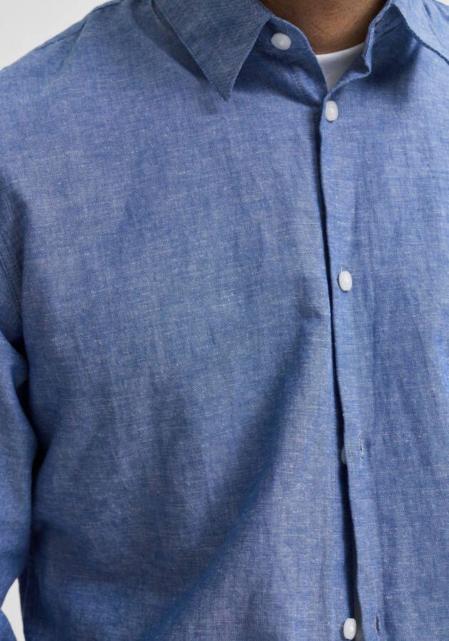 SELECTED HOMME Linnen overhemd NEW-LINEN SHIRT