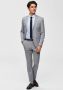 SELECTED HOMME gestreept slim fit overhemd SLHNEW-MARK lichtblauw wit - Thumbnail 8