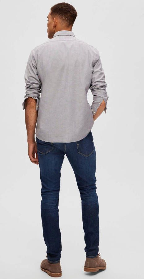 SELECTED HOMME Overhemd met lange mouwen SLHREGRICK-OX FLEX S met borstzak