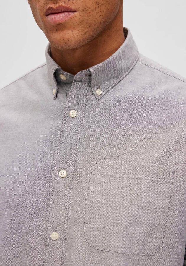 SELECTED HOMME Overhemd met lange mouwen SLHREGRICK-OX FLEX S met borstzak
