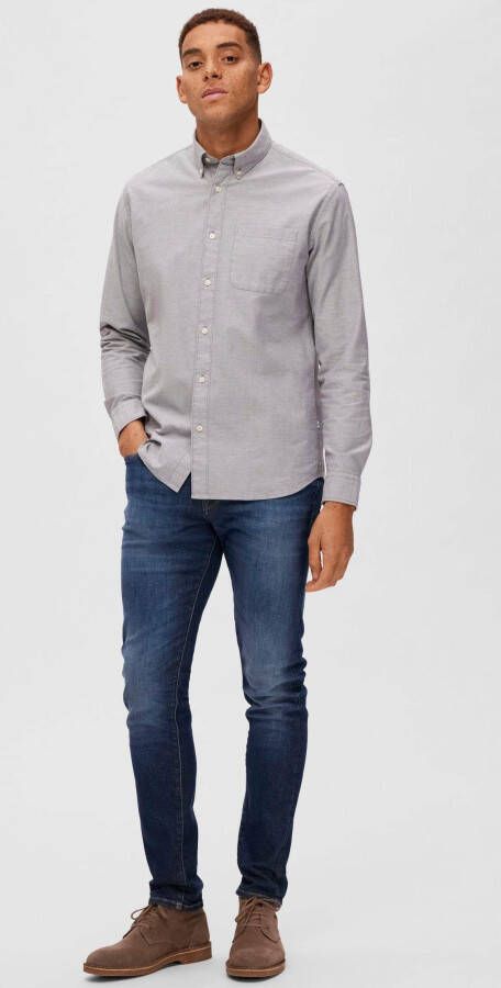 SELECTED HOMME Overhemd met lange mouwen SLHREGRICK-OX FLEX S met borstzak