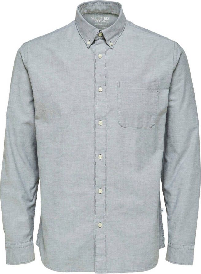 SELECTED HOMME Overhemd met lange mouwen SLHREGRICK-OX FLEX S met borstzak