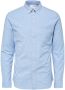 SELECTED HOMME regular fit overhemd SLHREGRICK-OX met biologisch katoen lichtblauw - Thumbnail 6