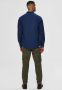 SELECTED HOMME regular fit overhemd SLHREGRICK-OX met katoen donkerblauw - Thumbnail 2