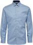 Selected Homme Elegante Kent Kraag Overhemd Lange Mouwen Blue Heren - Thumbnail 5