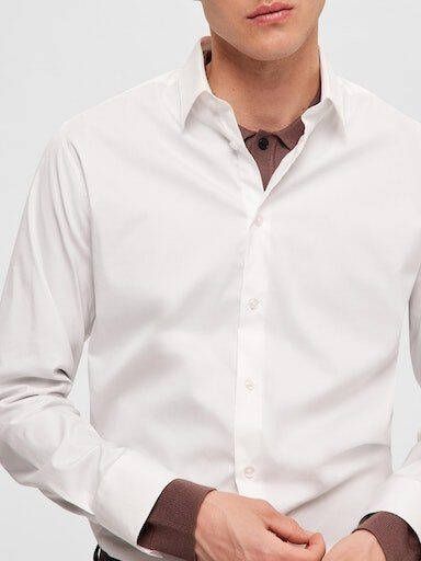 SELECTED HOMME Overhemd met lange mouwen SLHSLIMTRAVEL SHIRT NOOS