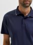 SELECTED HOMME Heren Polo's & T-shirts Slhleroy Coolmax Ss Polo B Donkerblauw - Thumbnail 10