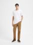 SELECTED HOMME Heren Polo's & T-shirts Slhaspen Ss O-neck Tee Wit - Thumbnail 9