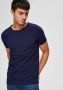 Selected Homme T-shirt in gemêleerde look model 'Morgan' - Thumbnail 7