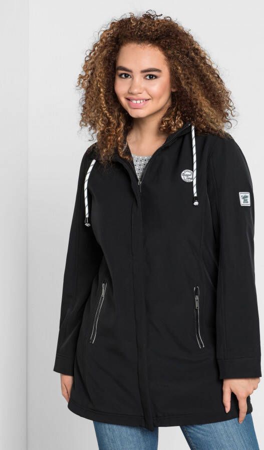 Sheego Softshell jack met zachte fleece binnenkant