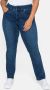 Sheego Stretch jeans in straight fit met een verstevigde band - Thumbnail 2