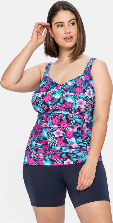 Sheego Zwembroek met plooi shape fietsbroekmodel