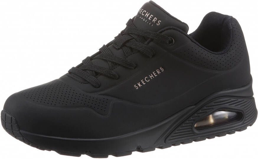 Skechers Sneakers met sleehak Uno Stand on Air met fijne perforatie