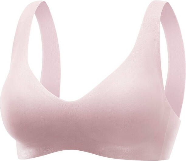Sloggi Bralette-bh Zero Feel Holiday Bralette met uitneembare push-up-vullingen