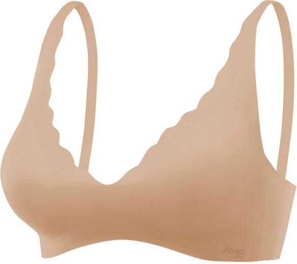 Sloggi Bralette-bh Zero Feel Wavy met leuke boogranden