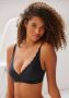 Sloggi ZERO Feel naadloze bralette met schulprand zwart - Thumbnail 3