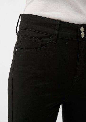 s.Oliver BLACK LABEL 5-pocket jeans met een dubbele knoopsluiting