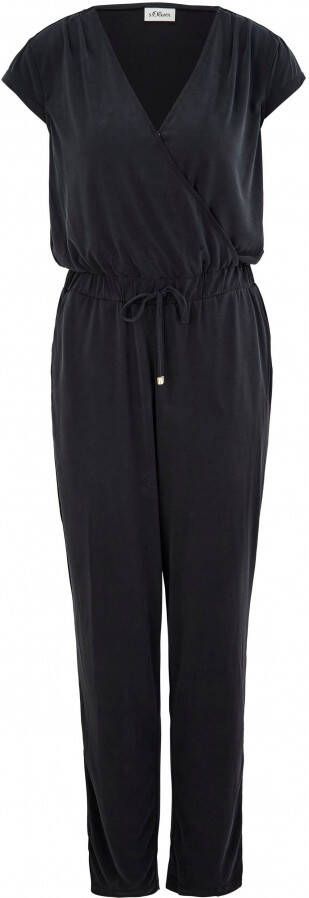 S.Oliver BLACK LABEL Jumpsuit met cache coeur uitsnijding