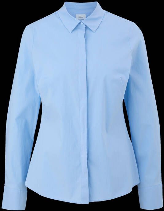 s.Oliver BLACK LABEL Klassieke blouse met verborgen knoopsluiting