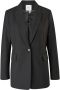 S.Oliver BLACK LABEL Lange blazer met 4-knoopsmanchetten aan de mouwen - Thumbnail 2