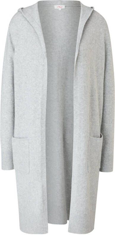 s.Oliver Capuchonvest met een capuchon