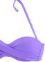 S.Oliver RED LABEL Beachwear Bandeau-bikinitop Spain unikleur in wikkel-look - Thumbnail 3