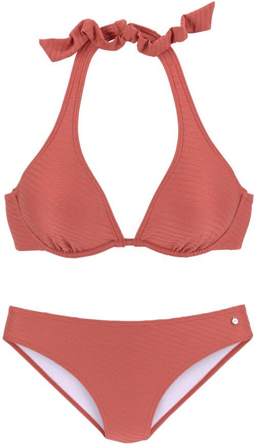 s.Oliver RED LABEL Beachwear Beugelbikini Cho Structuurstof