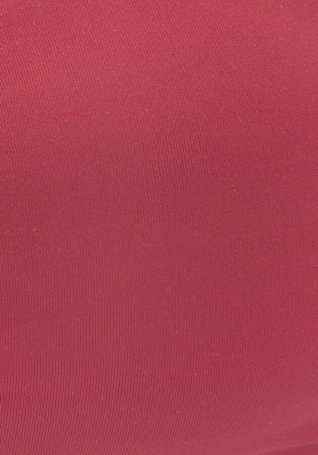 s.Oliver RED LABEL Beachwear Beugelbikinitop in bandeaumodel Aiko met gehaakte look