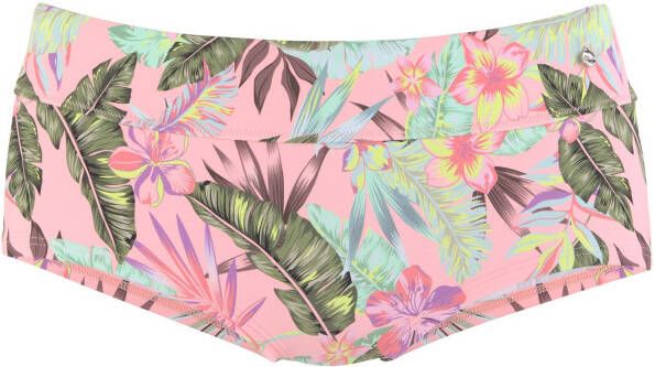 s.Oliver RED LABEL Beachwear Bikini-hotpants AZALEA in tropische print