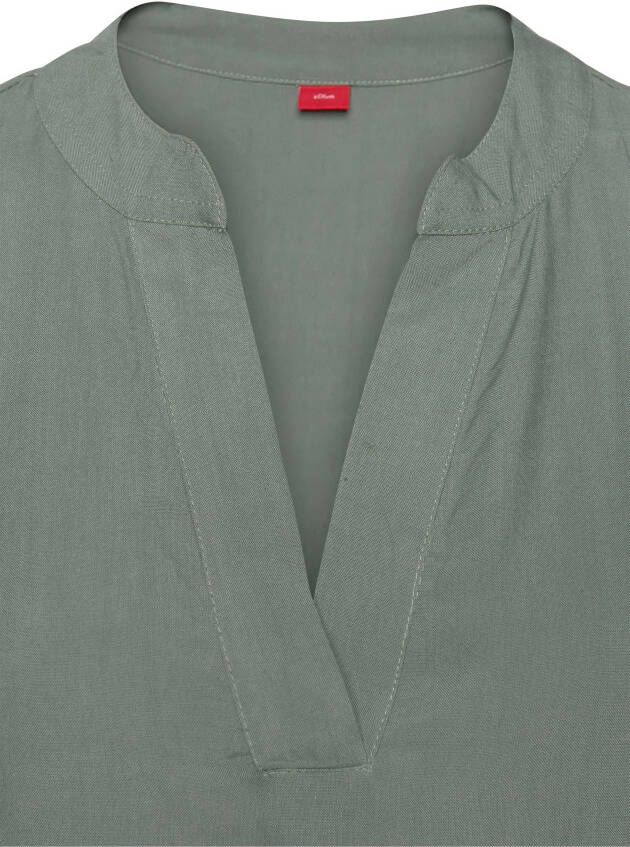s.Oliver RED LABEL Beachwear Blousejurk met volants op de rok tuniekjurk zomerjurk basic