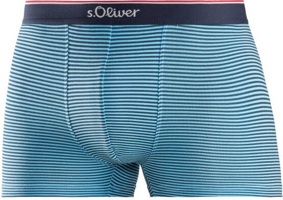 s.Oliver RED LABEL Beachwear Boxershort in modieuze designs (set 3 stuks)