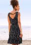 S.Oliver RED LABEL Beachwear Gedessineerde jurk met sierband op de rug korte zomerjurk met all-over print strandjurk - Thumbnail 3