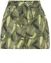 S.Oliver RED LABEL Beachwear Geweven short met bladprint en strikceintuur korte broek losse pasvorm - Thumbnail 2