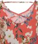 S.Oliver RED LABEL Beachwear Jerseyjurk met bloemenprint en rok met volants 3 4 mouwen zomerjurk strandjurk - Thumbnail 5
