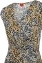 S.Oliver RED LABEL Beachwear Jerseyjurk met all-over print en v-hals zomerjurk met wikkellook - Thumbnail 5