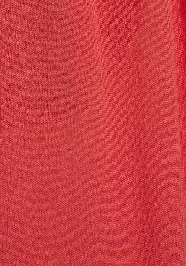 s.Oliver RED LABEL Beachwear Jumpsuit in culotte-stijl van viscose-crêpe