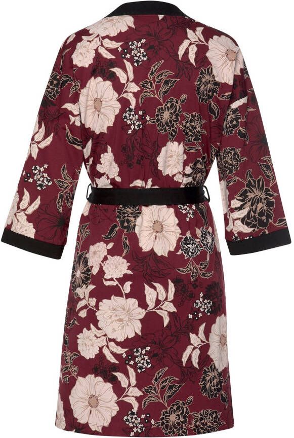 s.Oliver RED LABEL Beachwear Kimono met bloemmotief