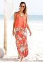 S.Oliver RED LABEL Beachwear Maxi-jurk gelaagde look bloemenprint zomerjurk strandjurk - Thumbnail 7