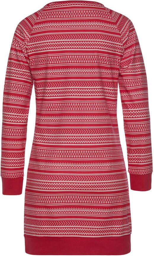 s.Oliver RED LABEL Beachwear Nachthemd met noors dessin