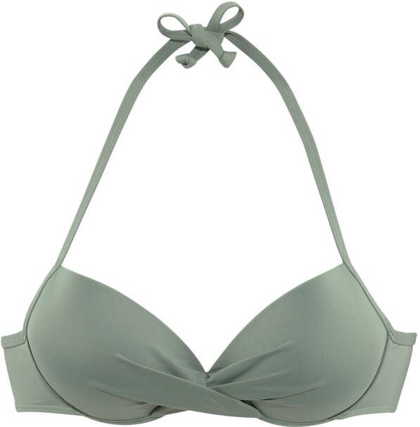 s.Oliver RED LABEL Beachwear Push-upbikinitop Spain in wikkellook